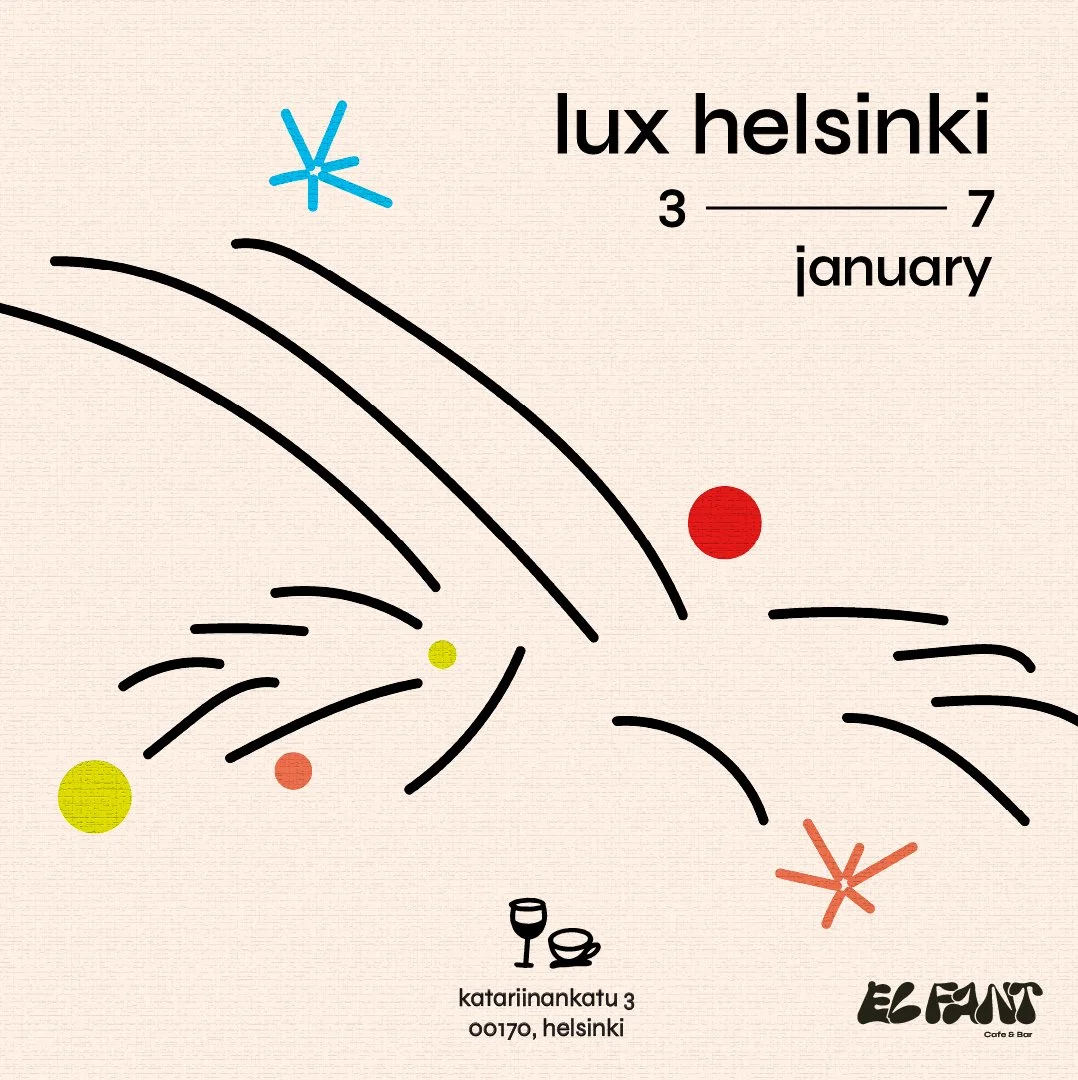 Lux Helsinki poster design