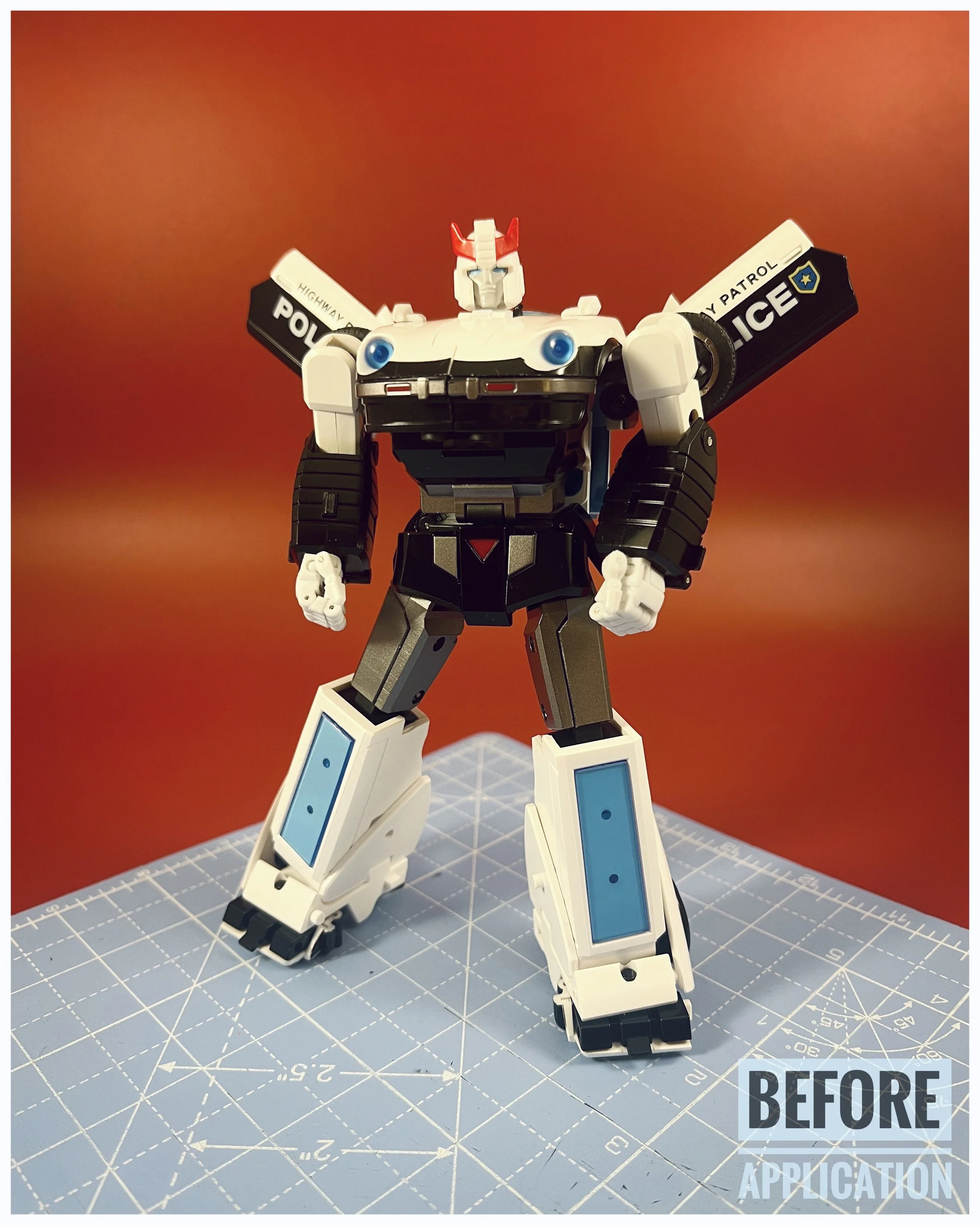 RLDS-D18B kit for DX9 Toys Devetive, Masterpiece scale Prowl.