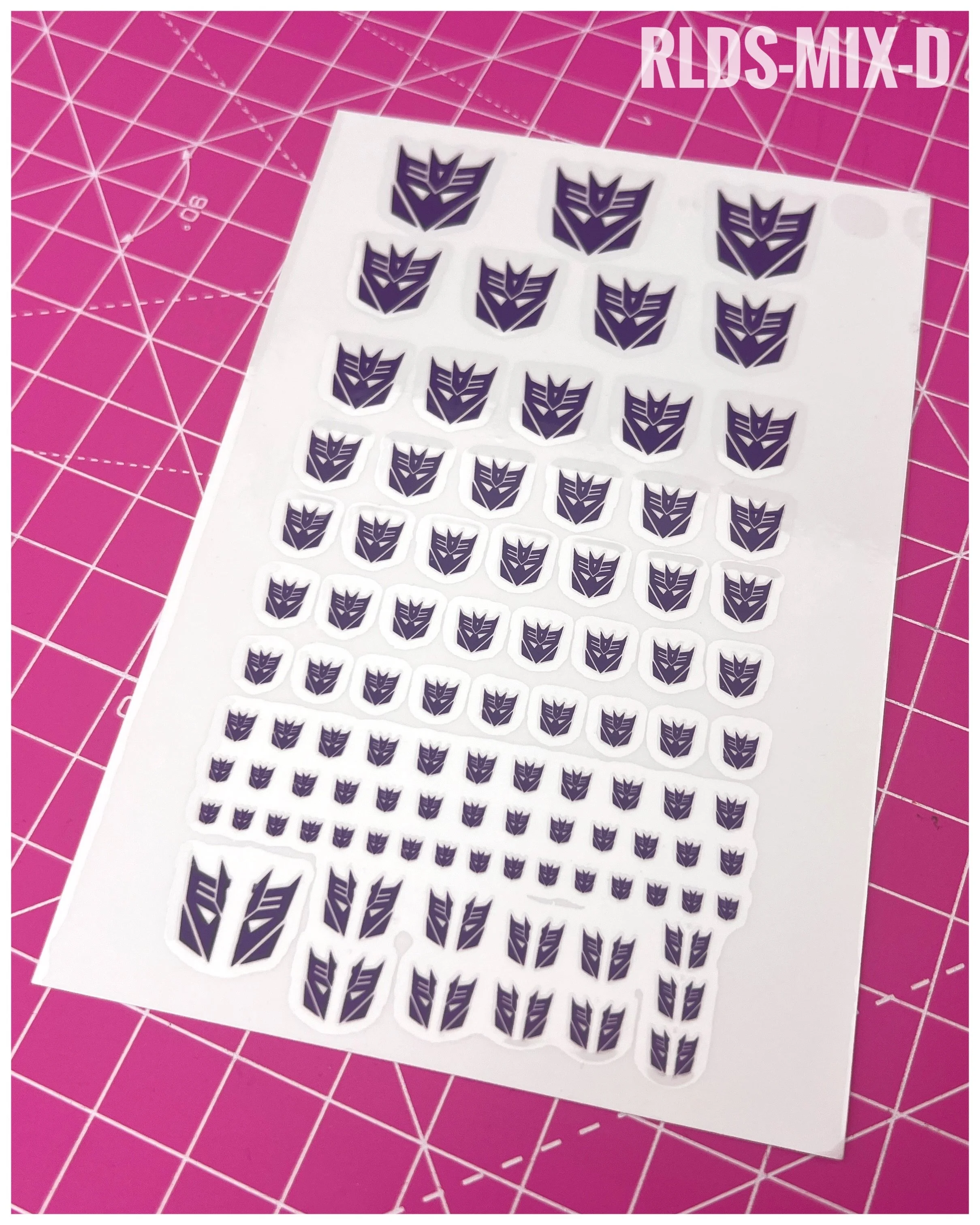 RLDS-MIX-D - Con logos, Purple on Clear