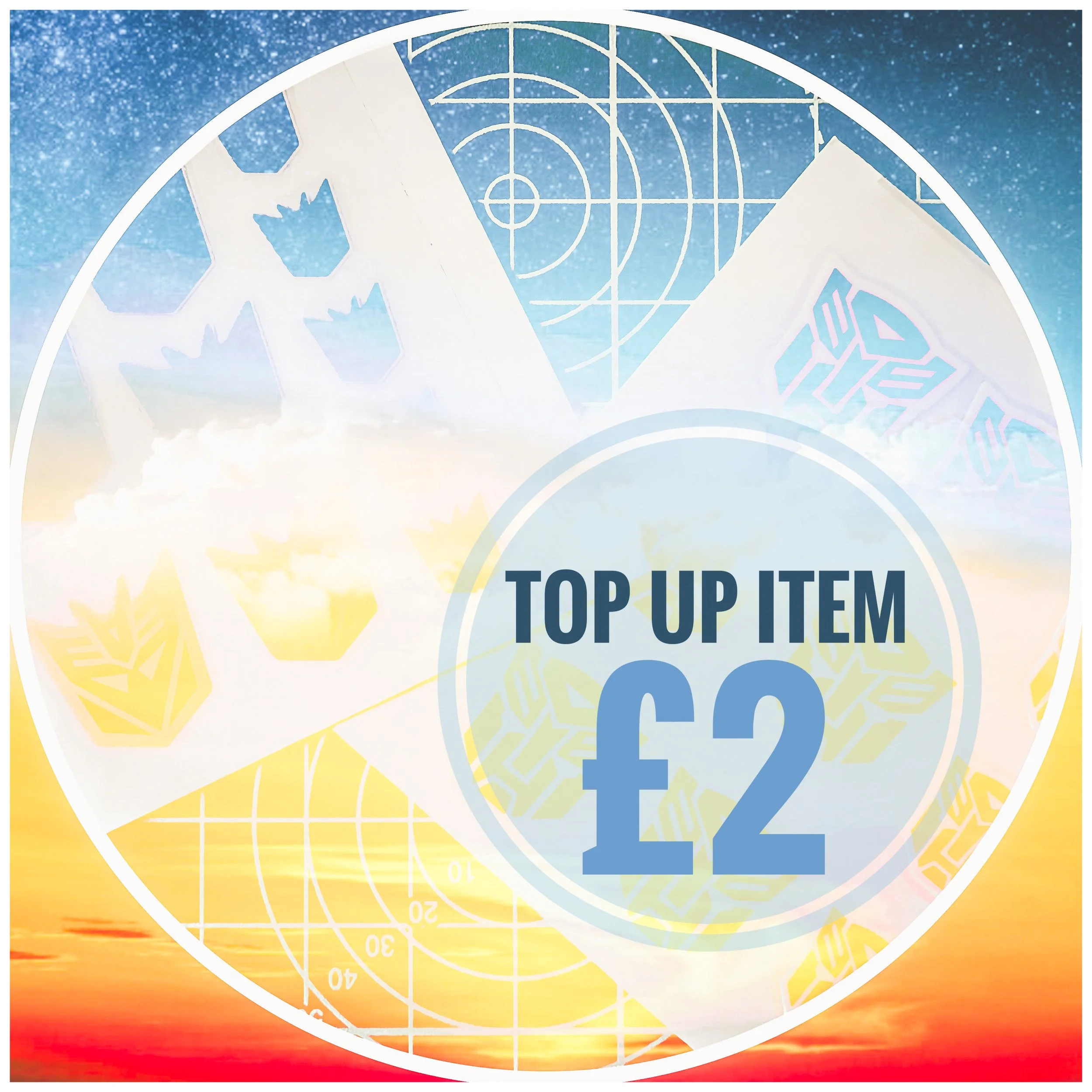 A £2 top-up payment, to be used to amend orders.