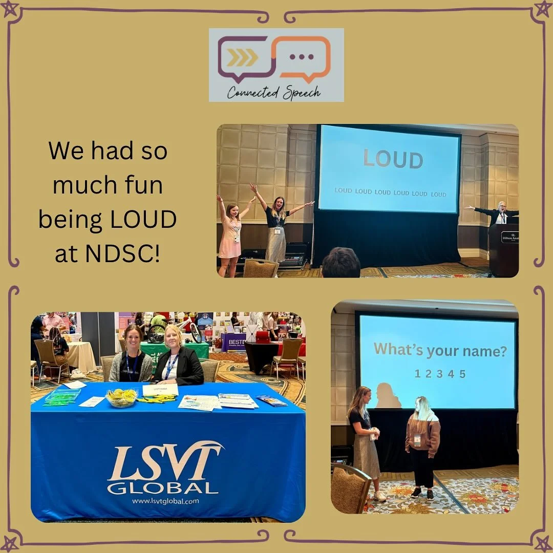 Get LOUD with LSVT LOUD for Kids! 📣
Can&rsquo;t wait to use our loud voices for clear speech at next years conference!!! (And every day until then!)
#lsvt #downsyndrome #speechtherapy #slp #speechandlanguagetherapy