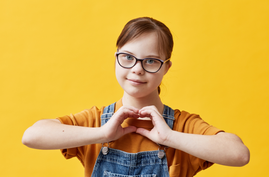 Adolescent with Down syndrome