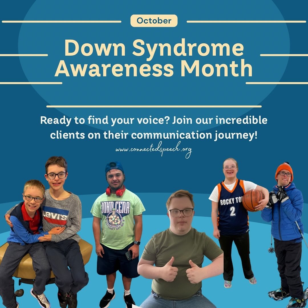 It&rsquo;s been such a great month so far celebrating Down syndrome Awareness Month! Join us in Texas, Colorado, and Arizona to continue to celebrate and support those with Down syndrome through speech therapy!
We are Connected Speech providing in pe
