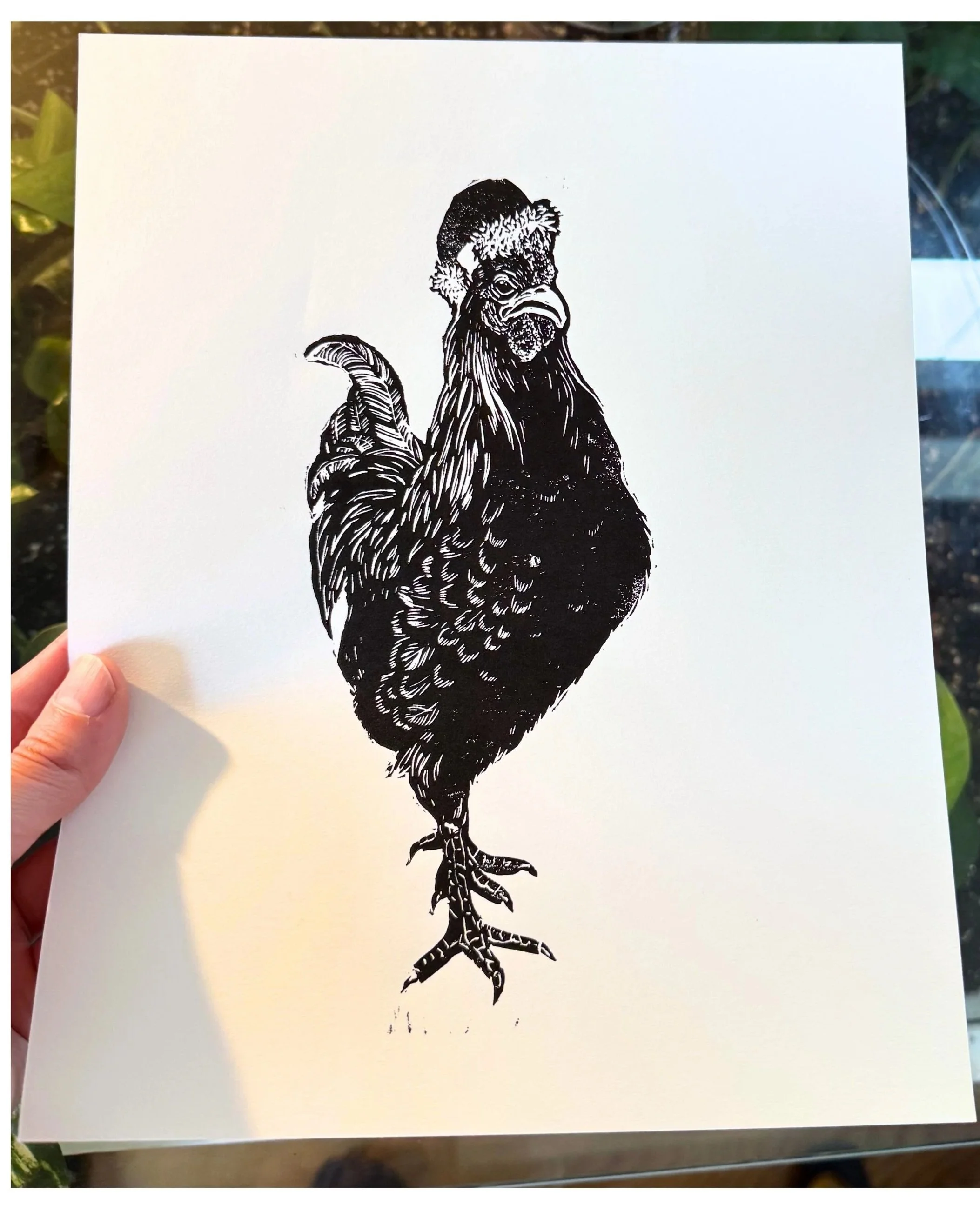 Christmas Chicken Black Hat