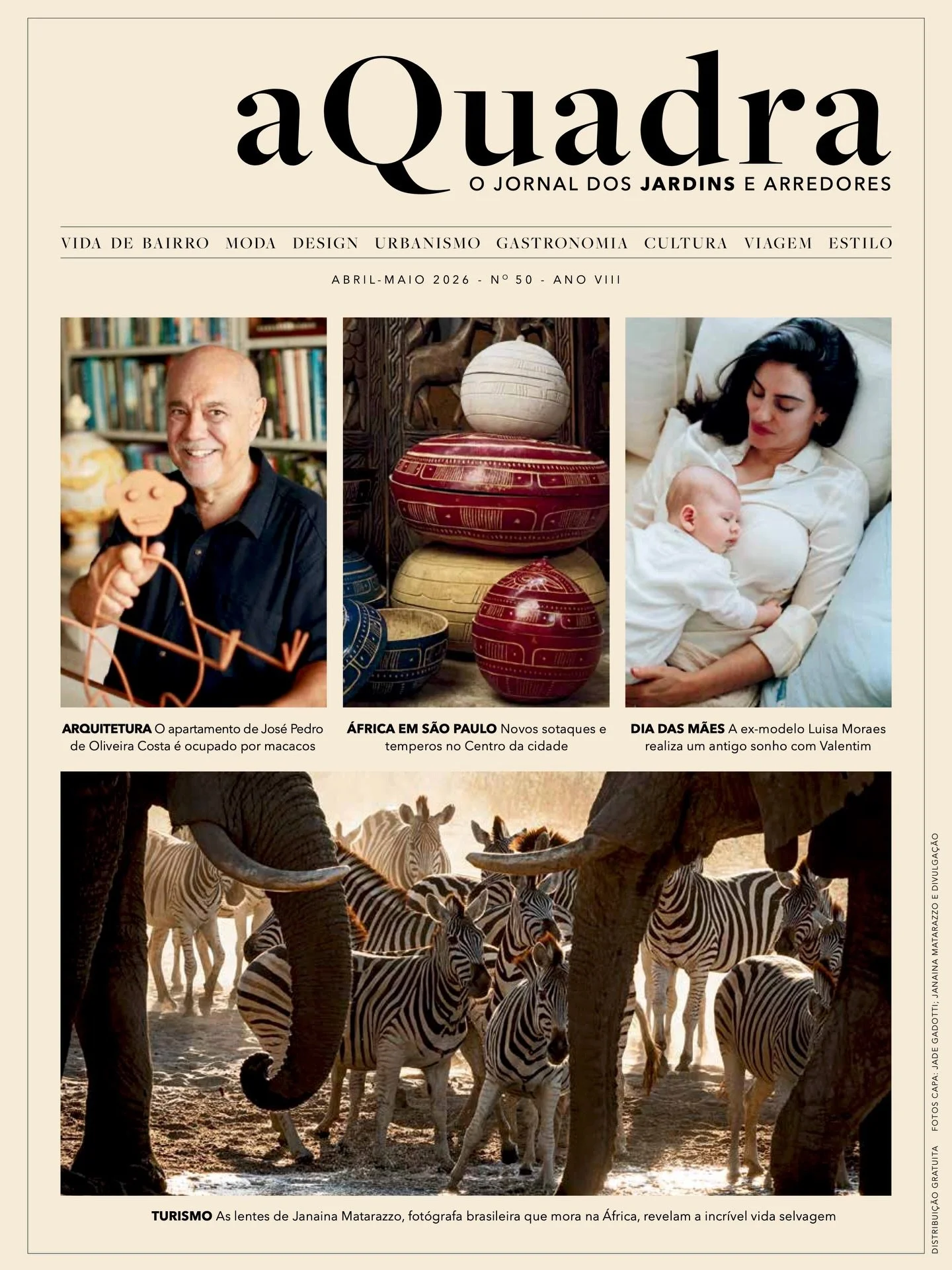 It is a privilege to see my journey in Botswana featured in the latest edition of @aquadrajornal l newspaper, founded by @hmontanarini . In the article &ldquo;Deep Connection,&rdquo; I summarise how I apply nearly two decades of life in the savannah 