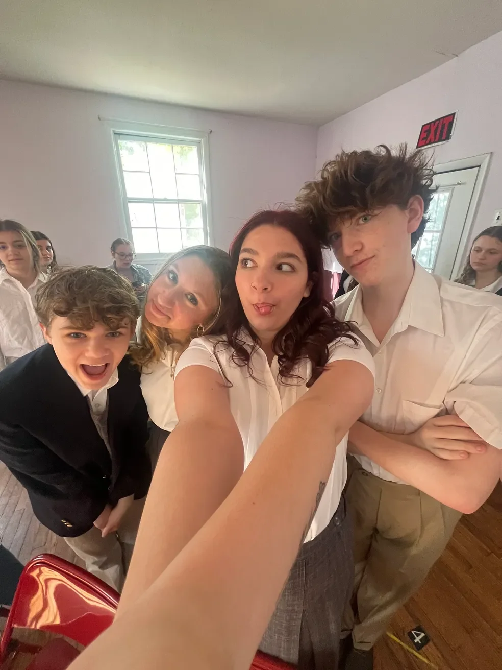 Alfred Hallam / White Rabbit in Alice By Heart at The Gateway Playhouse in May 2024