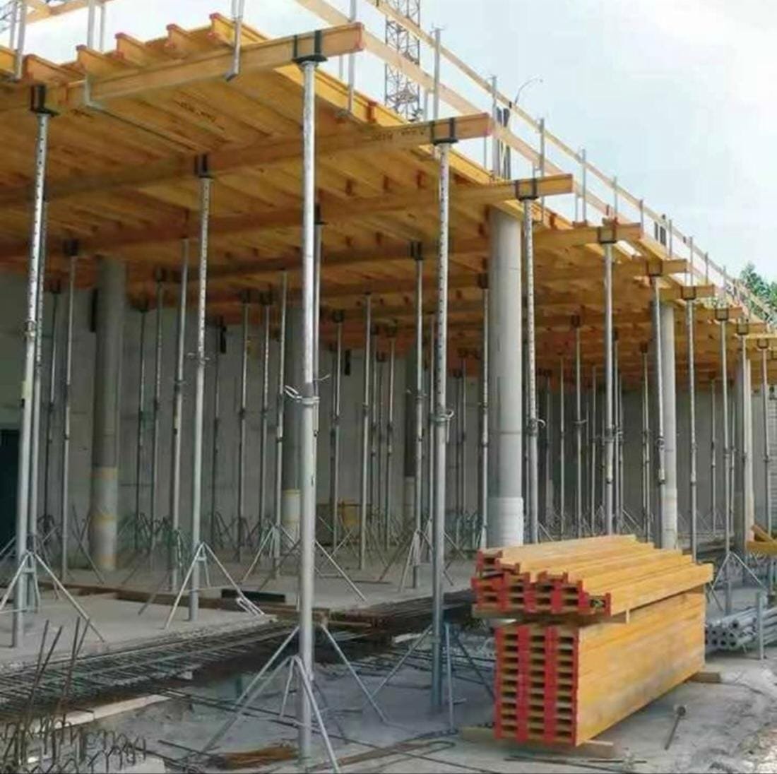 New and used formwork