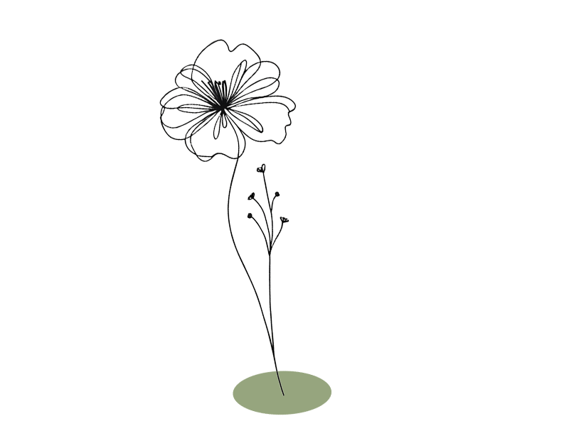 Blume Illustration Teaser Psychotherapie