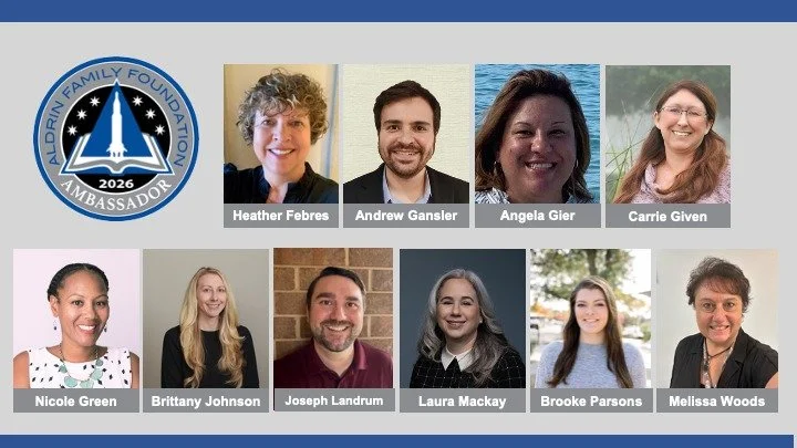 🚀🌟 Welcome to the 2026 Class of Aldrin Family Foundation Ambassadors! 🌟🚀

We are thrilled to introduce and celebrate our newest cohort of educators joining the Aldrin Family Foundation Ambassador Program! This incredible volunteer community is ma