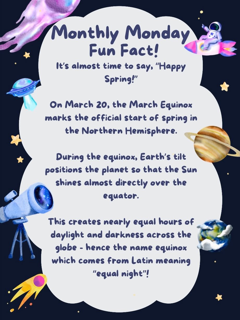 The March Equinox is this week! 🌼