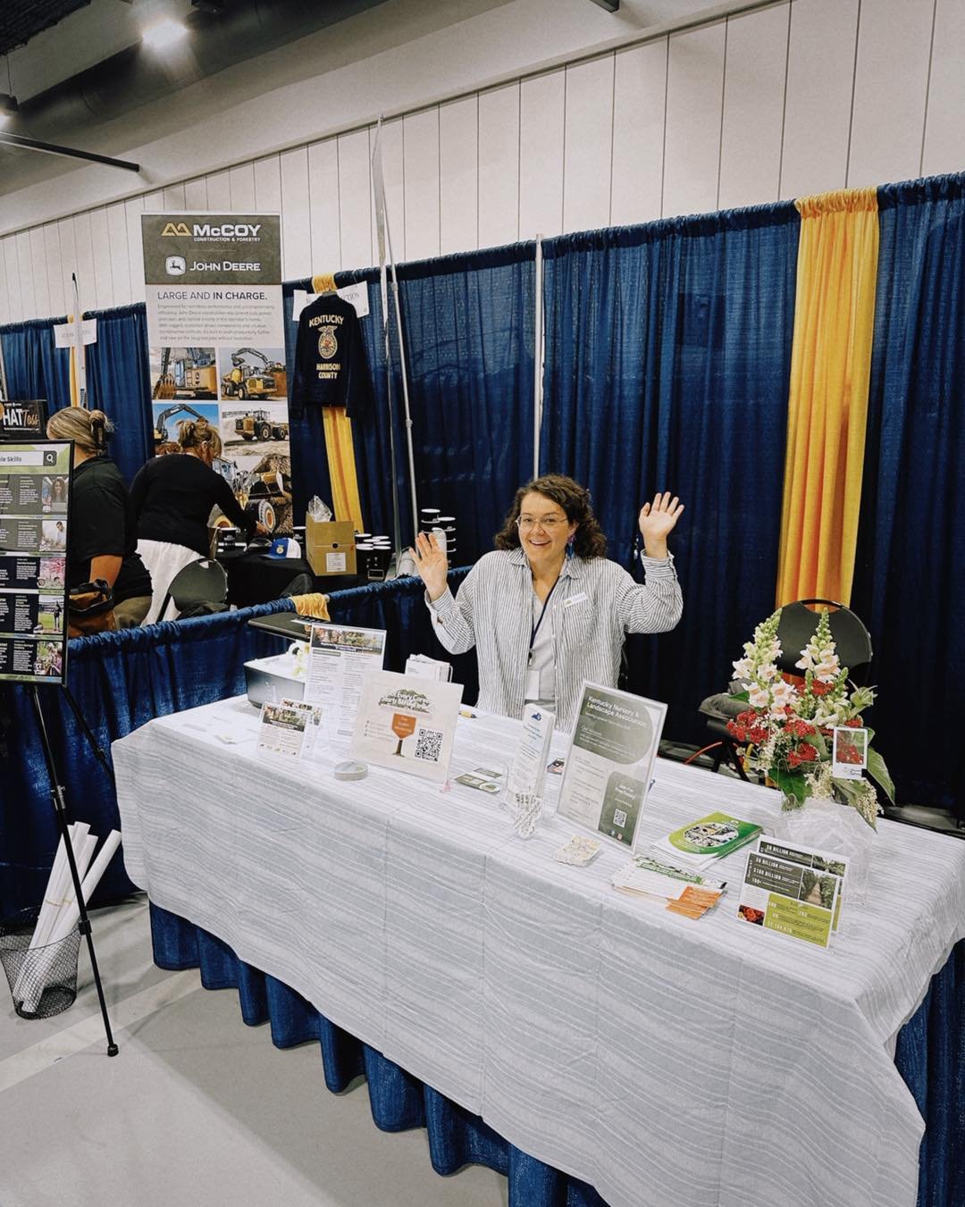 Heyyyo! Catch up with us at the KY FFA Convention in Lexington today &amp; tomorrow! We&rsquo;ve got stickers, shirts, and LOTS of enthusiasm for our KY GreenWorks  project. See ya at booth #46 🌱👷🏽&zwj;♀️🍅