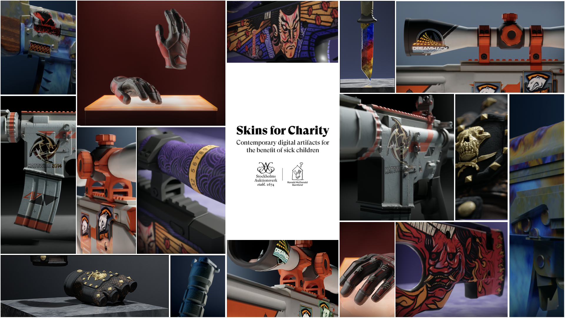 Ronald McDonald House & Stockholms Auktionsverk - Skins for Charity