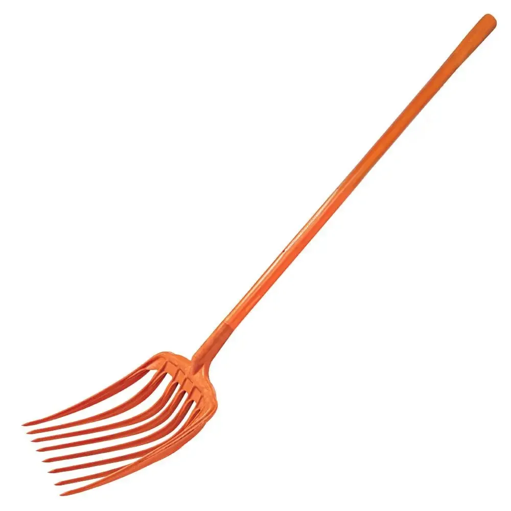 8 Tine/Straight Handle Poly Mulching Fork