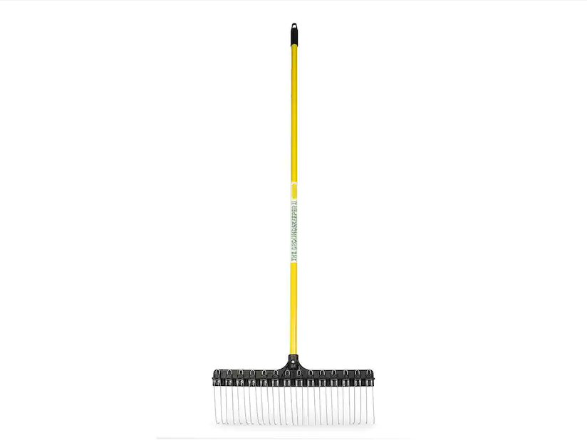 GroundsKeeper II Tine Rake (Yellow)