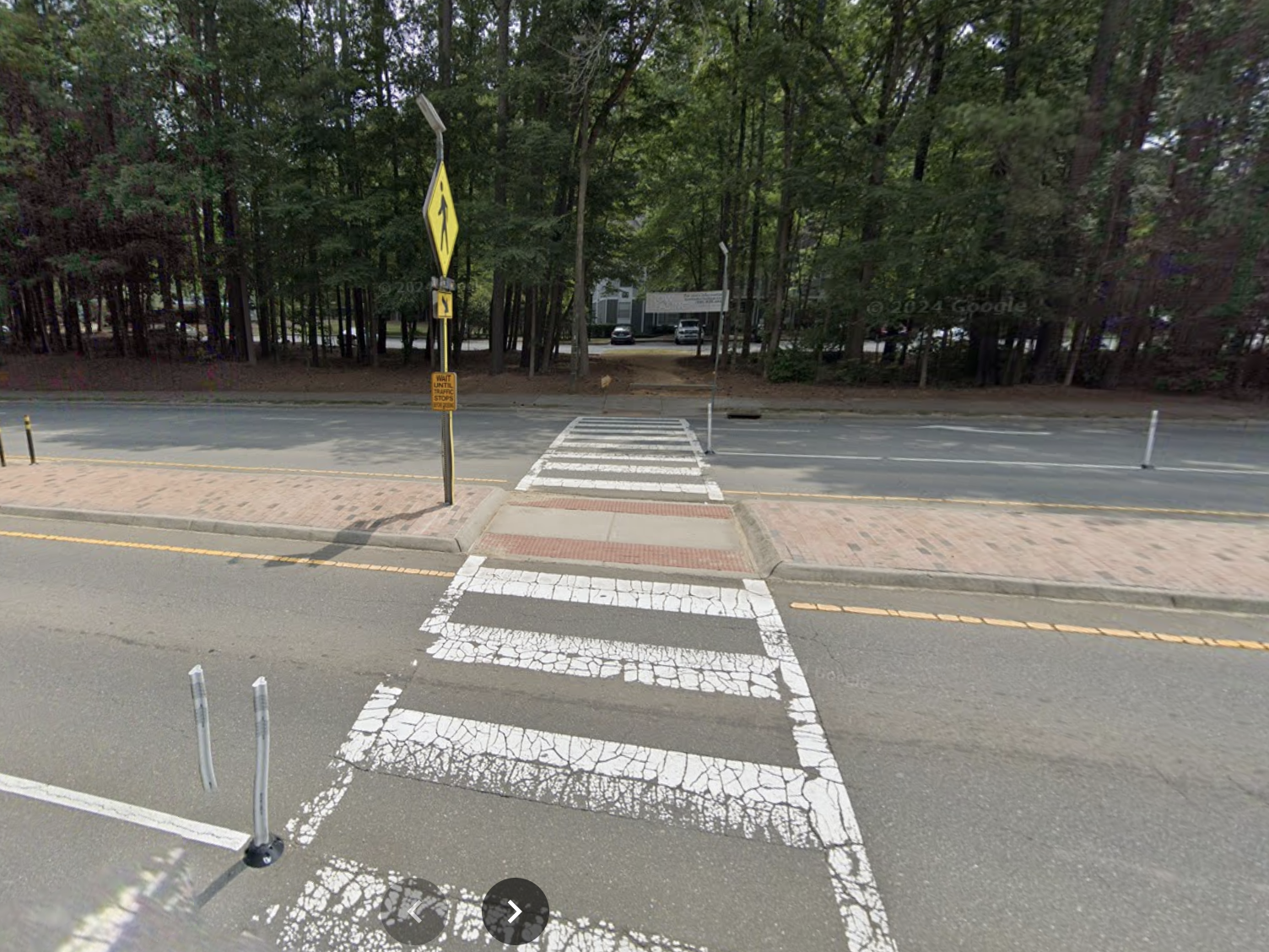 google street view of crosswalk