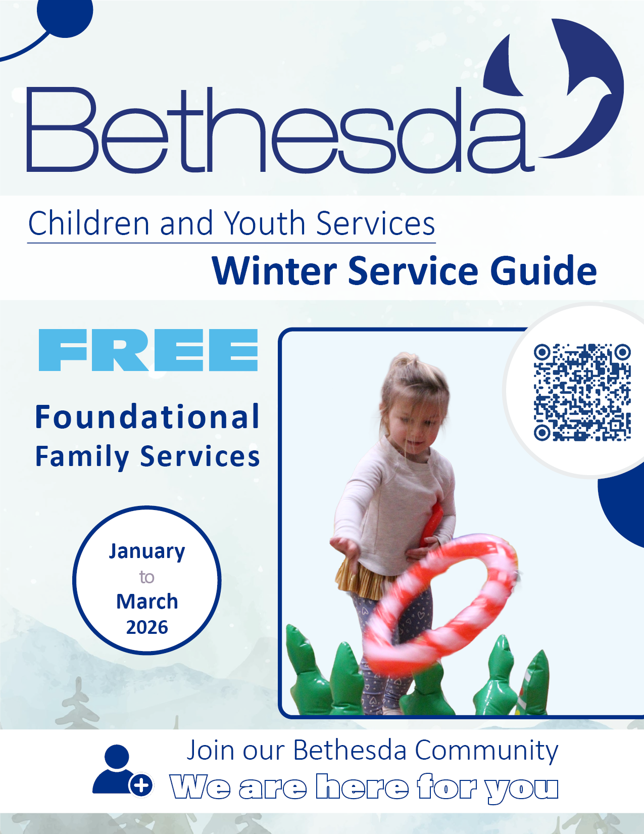 Poster of Children and Youth Services Winter Service Guide