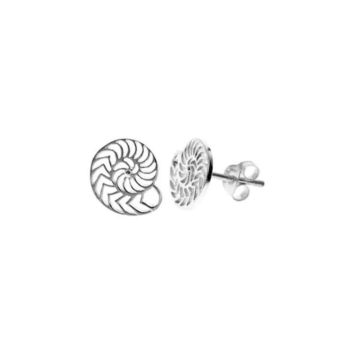 Cut out ammonite studs