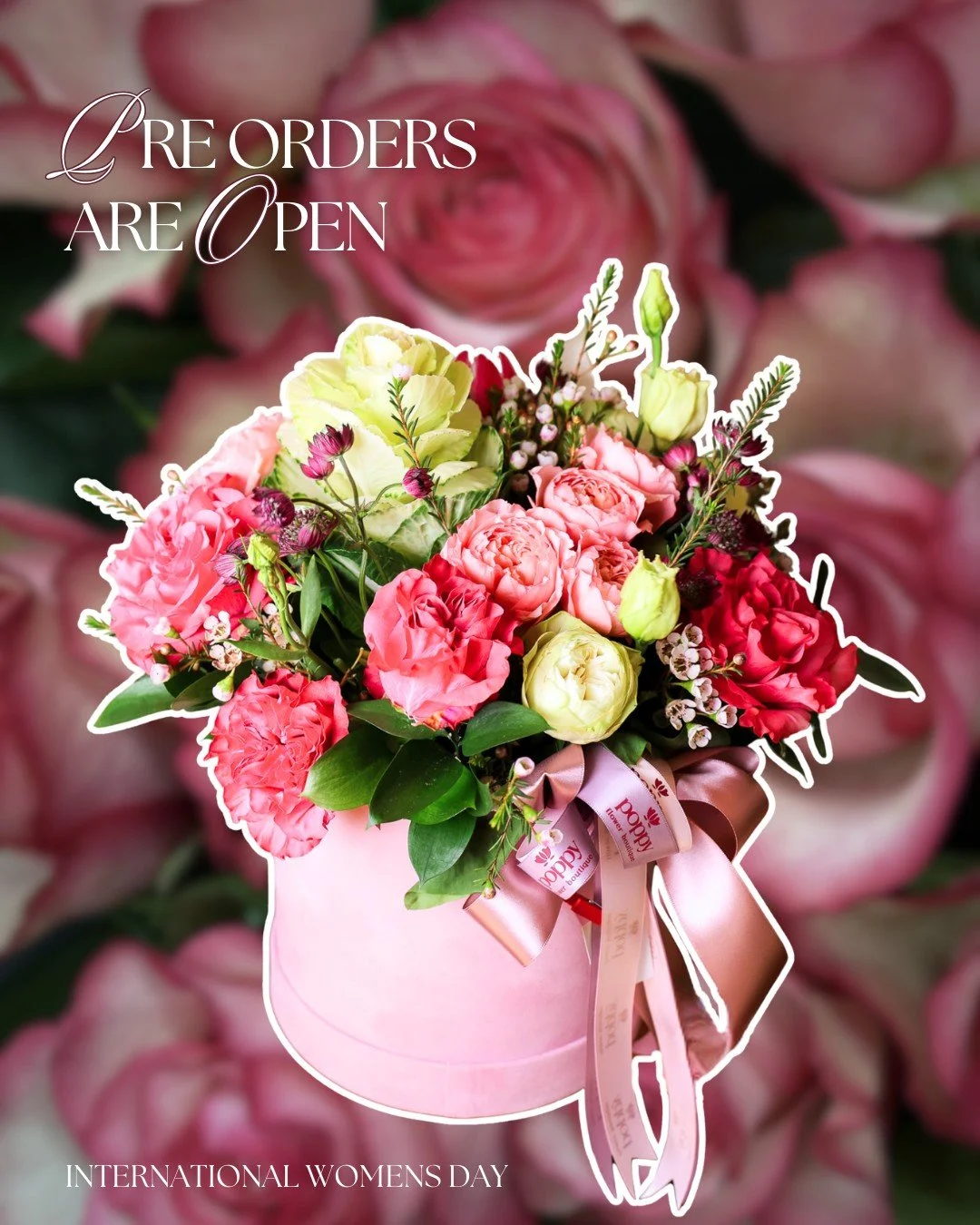 Women&rsquo;s Day is coming. 🌷
And the most beautiful bouquets go first.

Pre-orders are now open.
Order in store, via DM, or through Wolt and have it delivered with ease.

#WomensDay #WomensDayGifts #FlowerBoutique #LimassolFlowers #PoppyFlowerBout