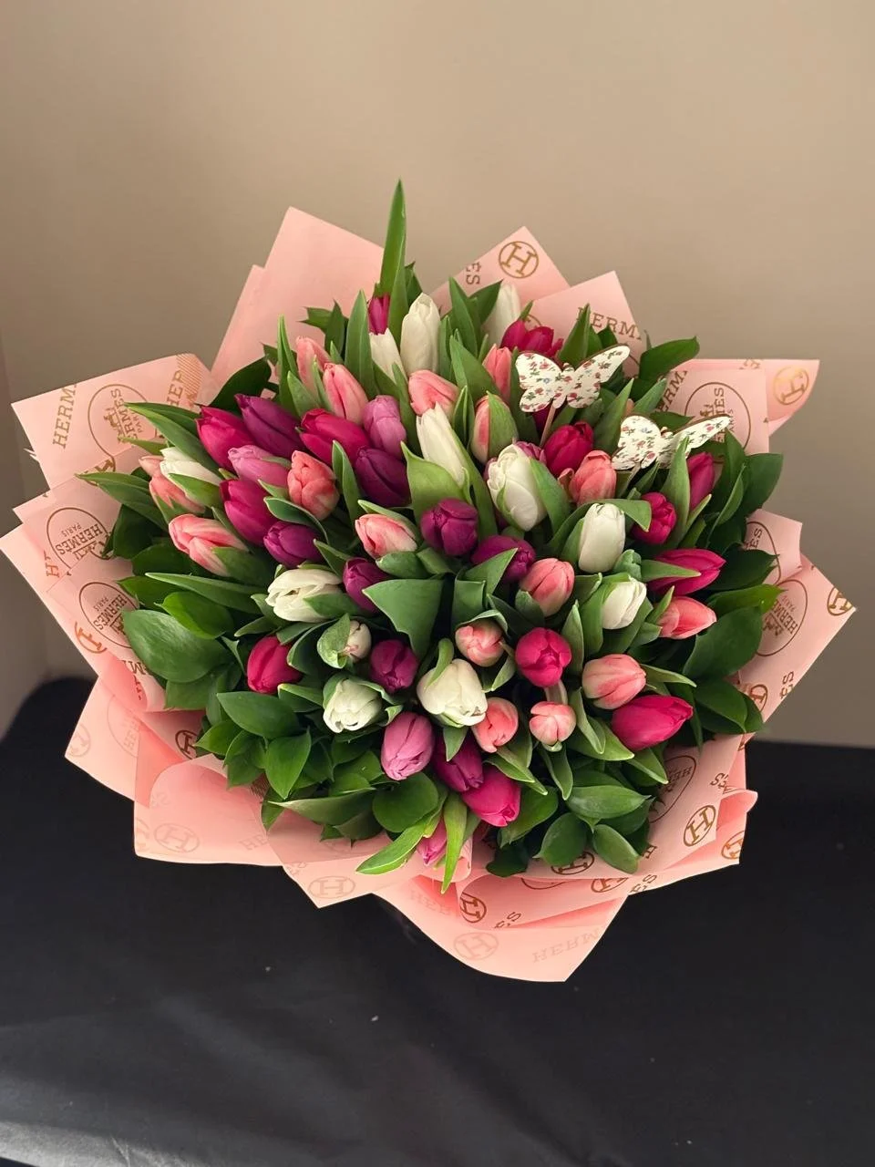 Pastel Tulip Medley Bouquet