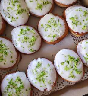 Key Lime Filled Donuts