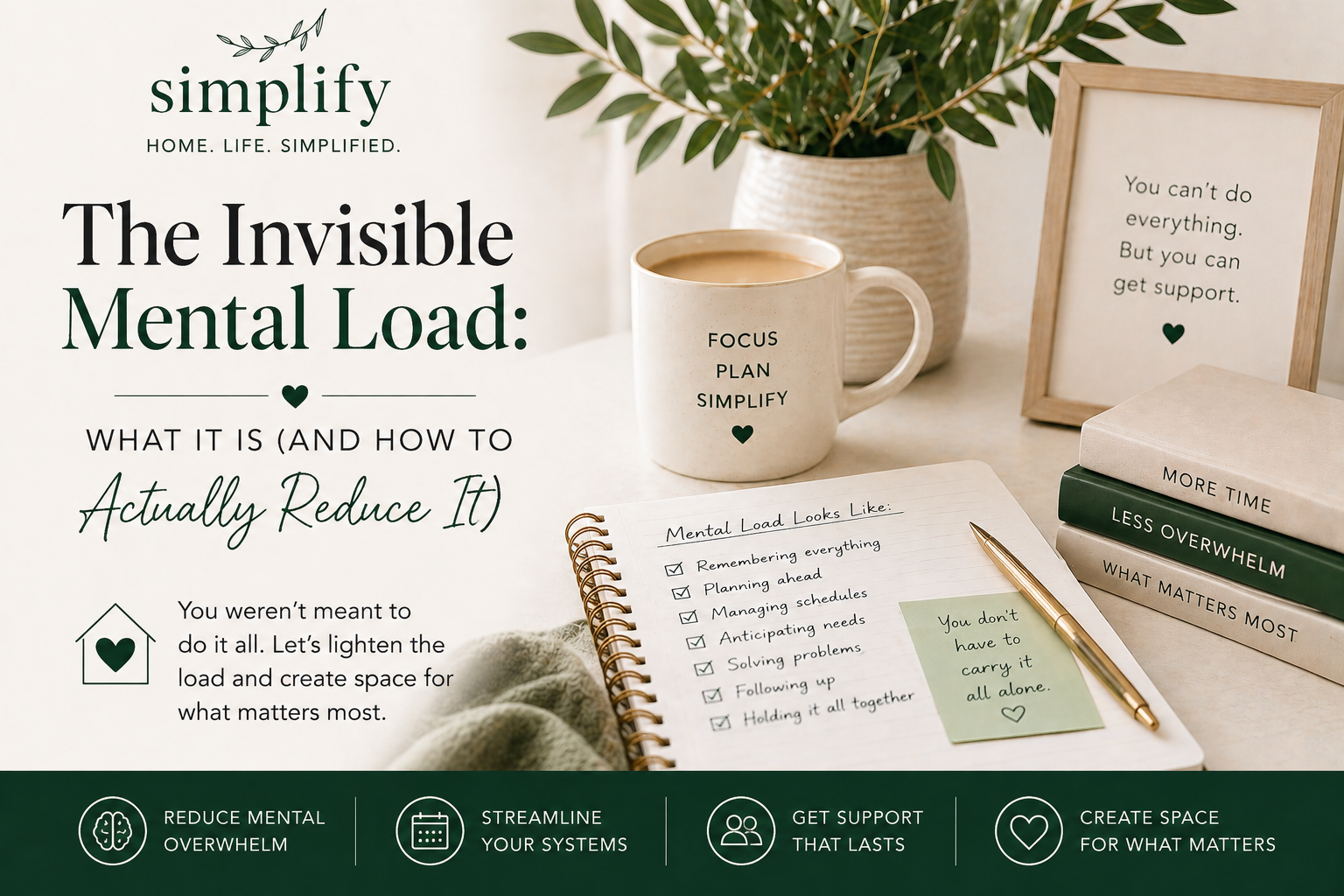The Invisible Mental Load: What It Is (And How to Actually Reduce it)