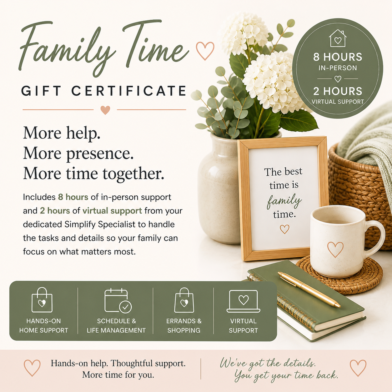 Family Time Gift Certificate