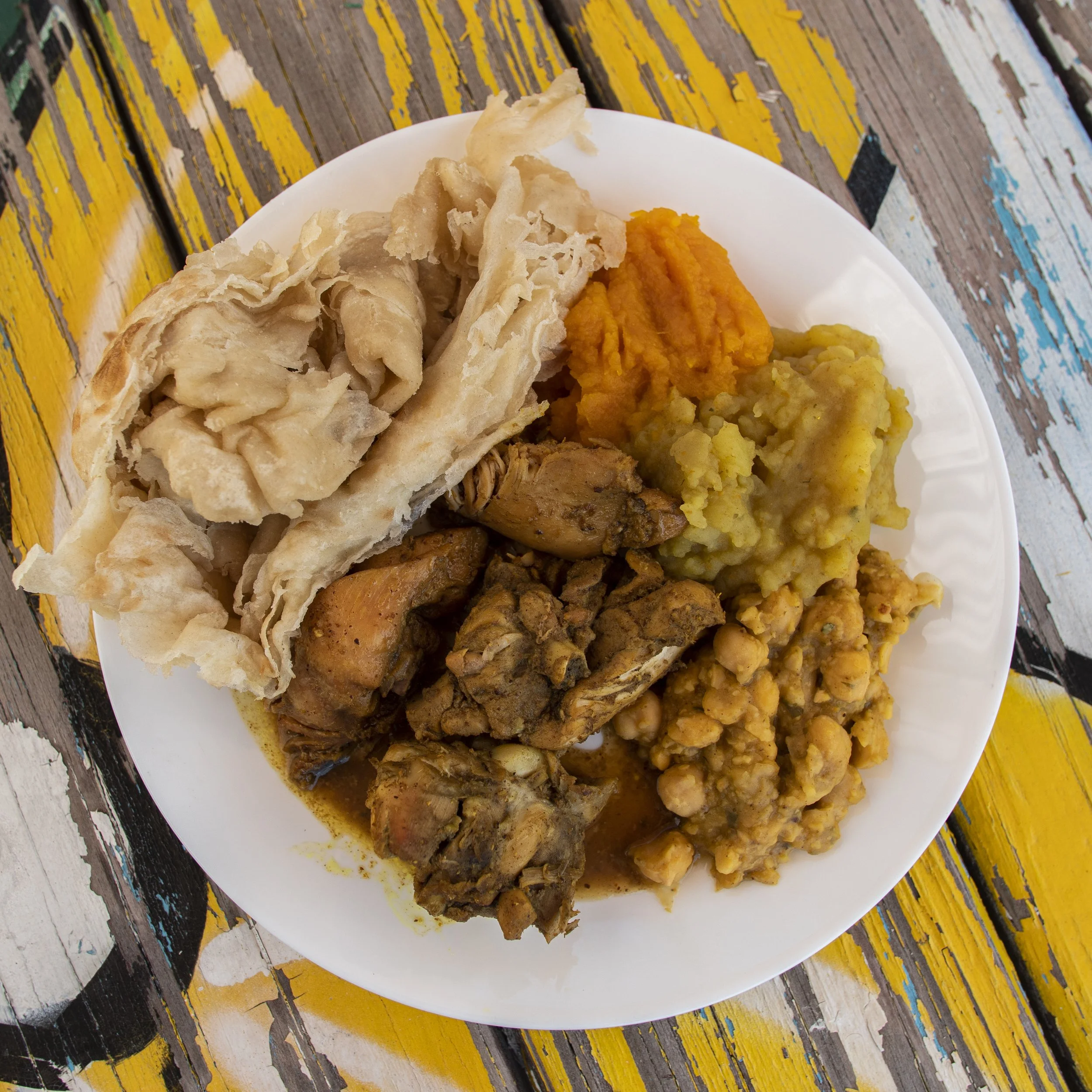 Buss Up with Chicken Pumpkin and Chikpea