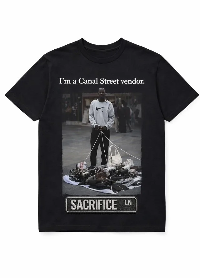 Canal Street X Sacrifice Ln STAFF T-shirt