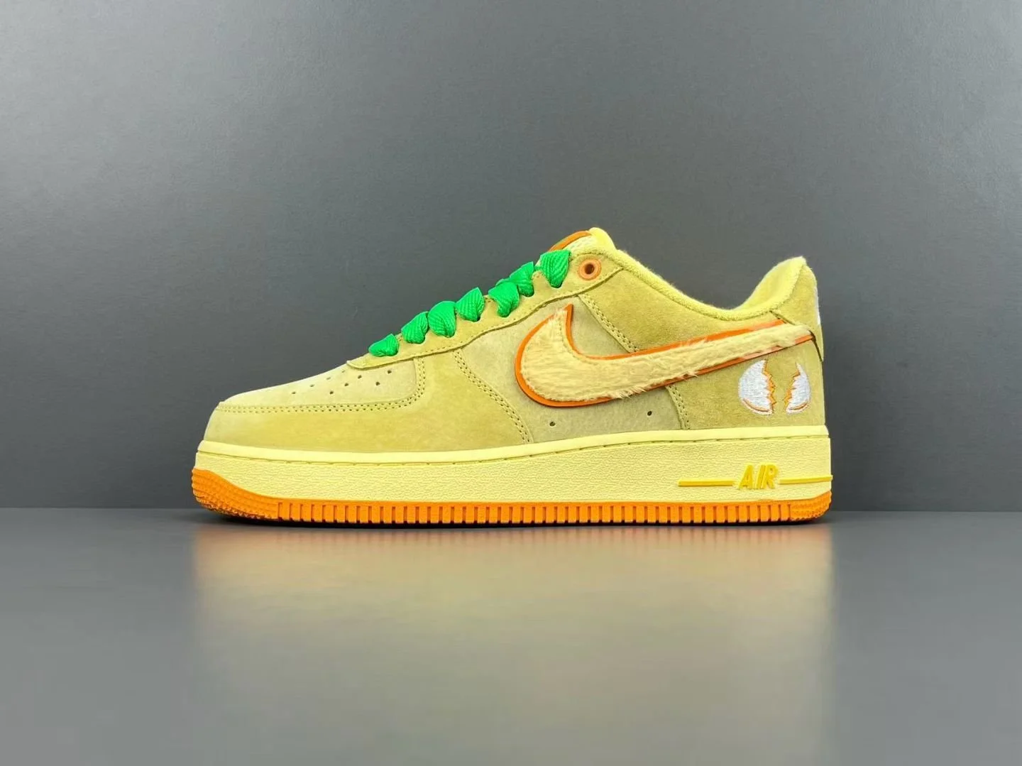 AF1 Vibrant Yellow & Green Sneakers