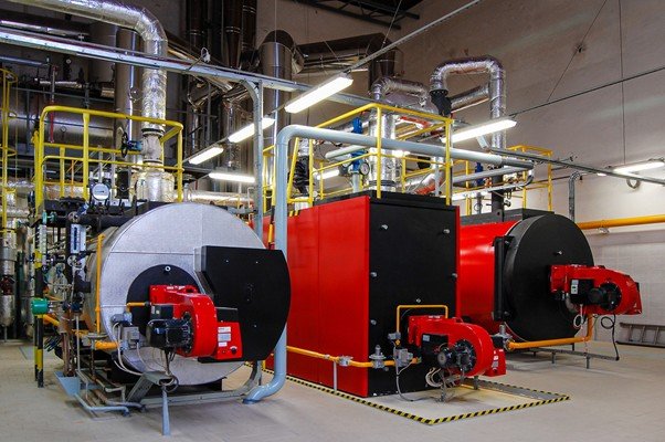 Commercial boiler plant equipment inspected during an Idaho property condition assessment