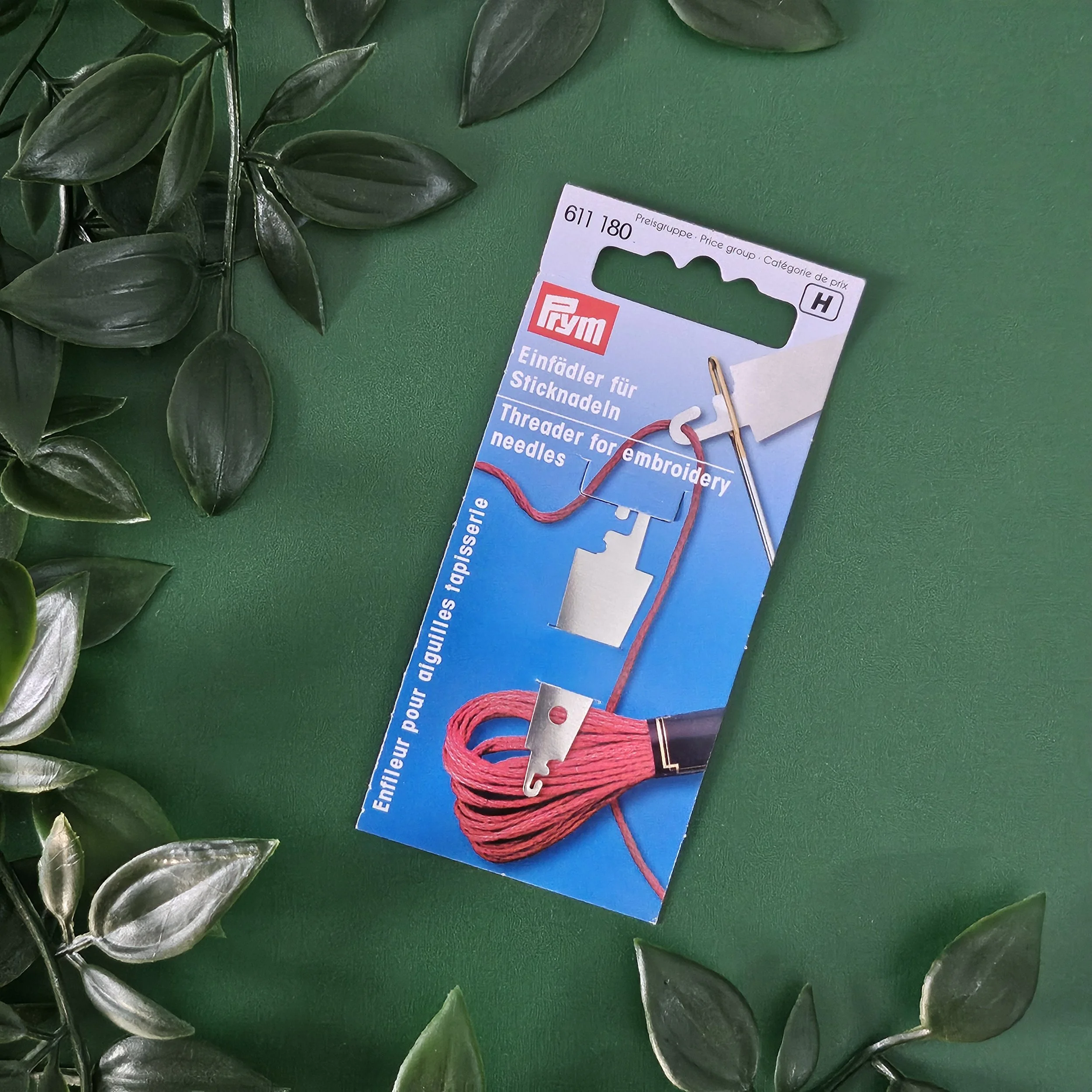 needle threader for embroidery