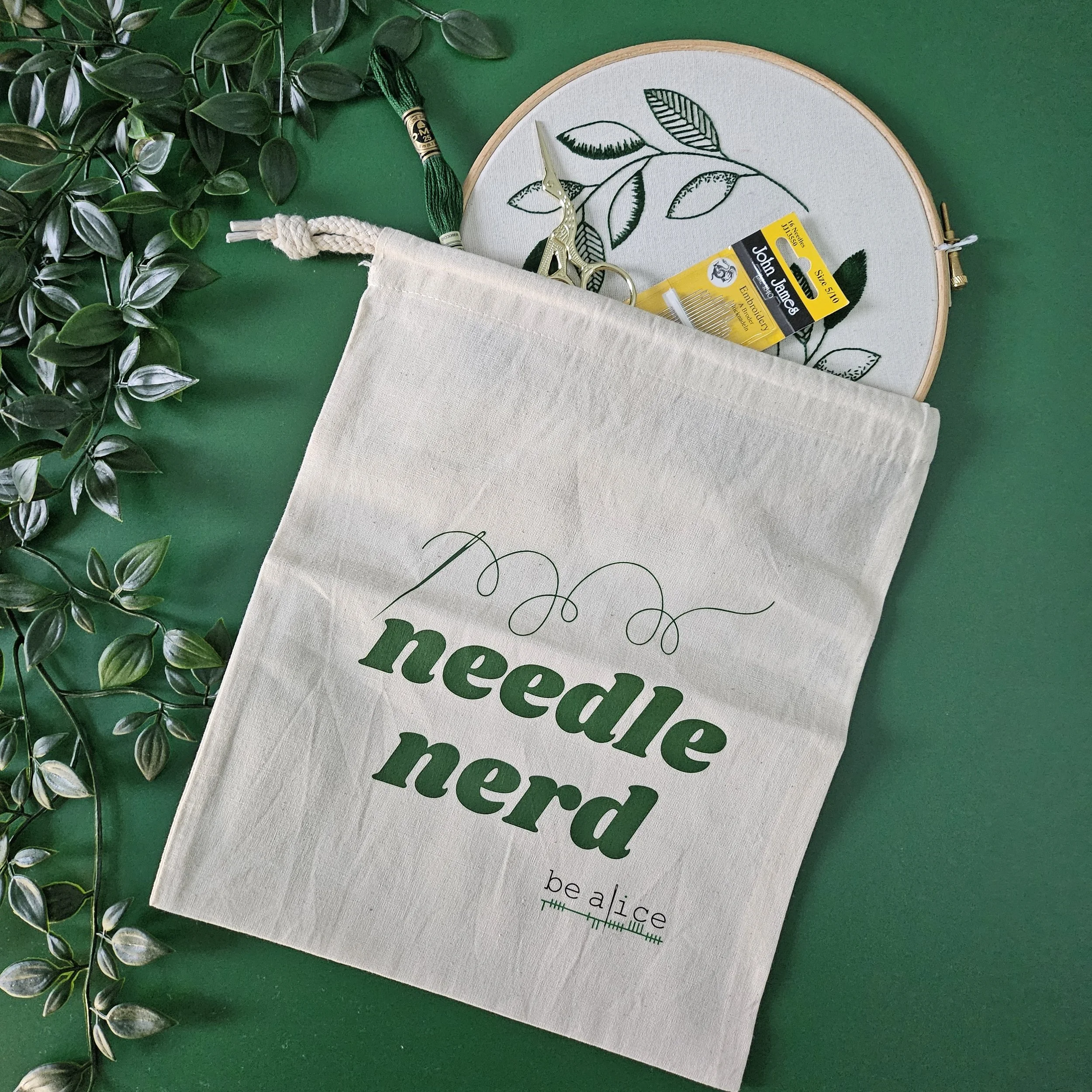needle nerd project bag