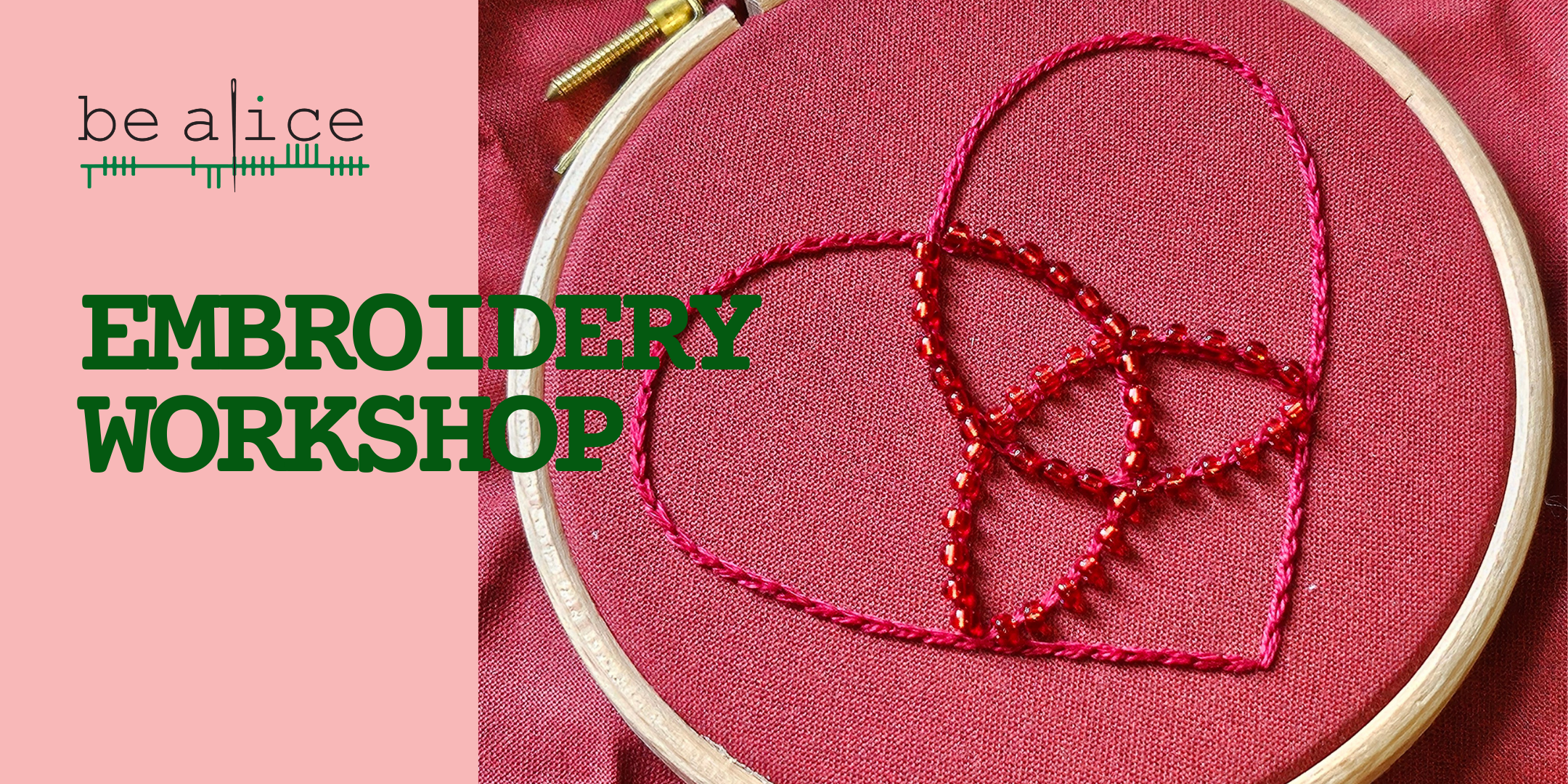 valentine’s embroidery workshop
