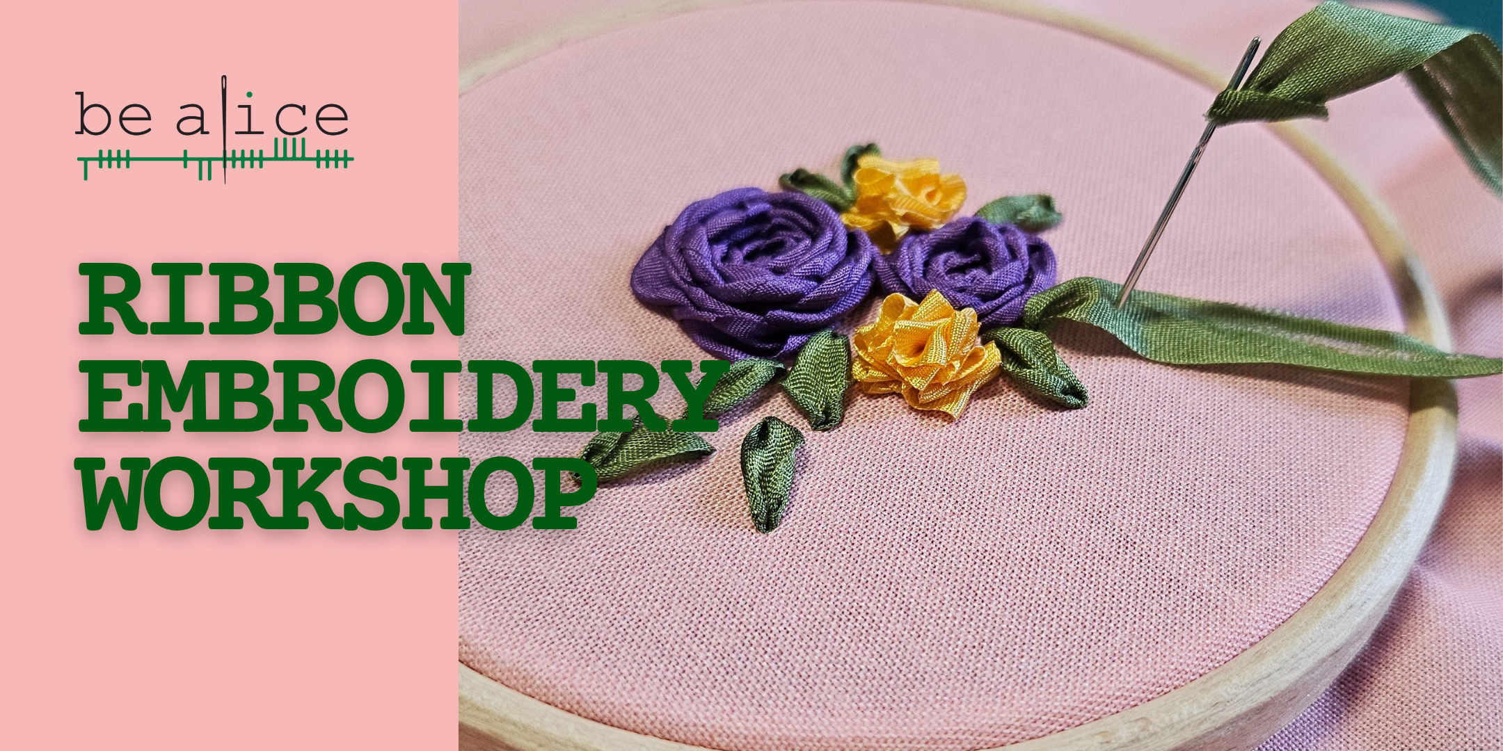 ribbon embroidery workshop