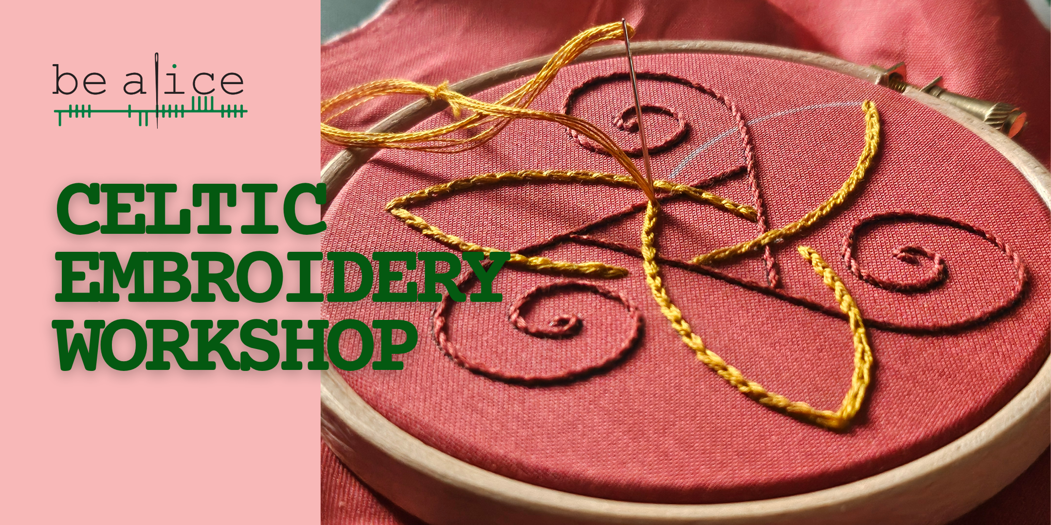 celtic embroidery workshop