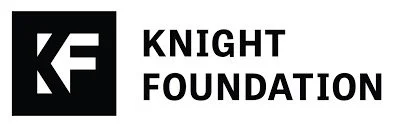 Logo of the Knight Foundation with stylized 'KF' and the words 'KNIGHT FOUNDATION'