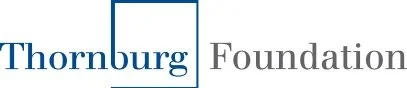 Thornburg Foundation logo with blue and gray text