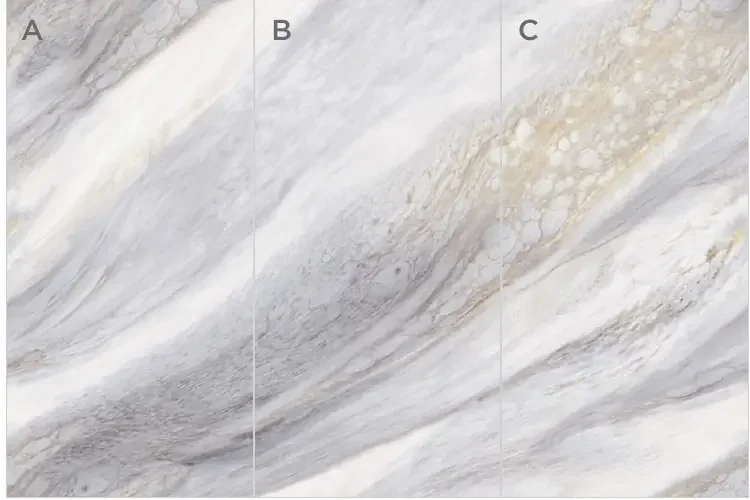 Desert Sands sintered stone slab – ivory with sweeping dune-like waves | Build Pro Carmel IN