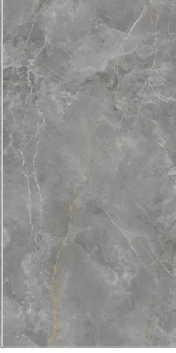 Armani Gold sintered stone slab — deep bronze-brown with fine gold veining, glossy finish