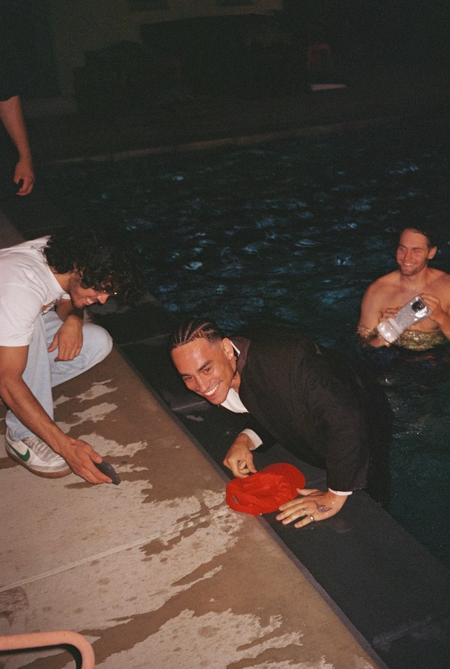 Eric Elgin on set of a Boneyard Banquet production