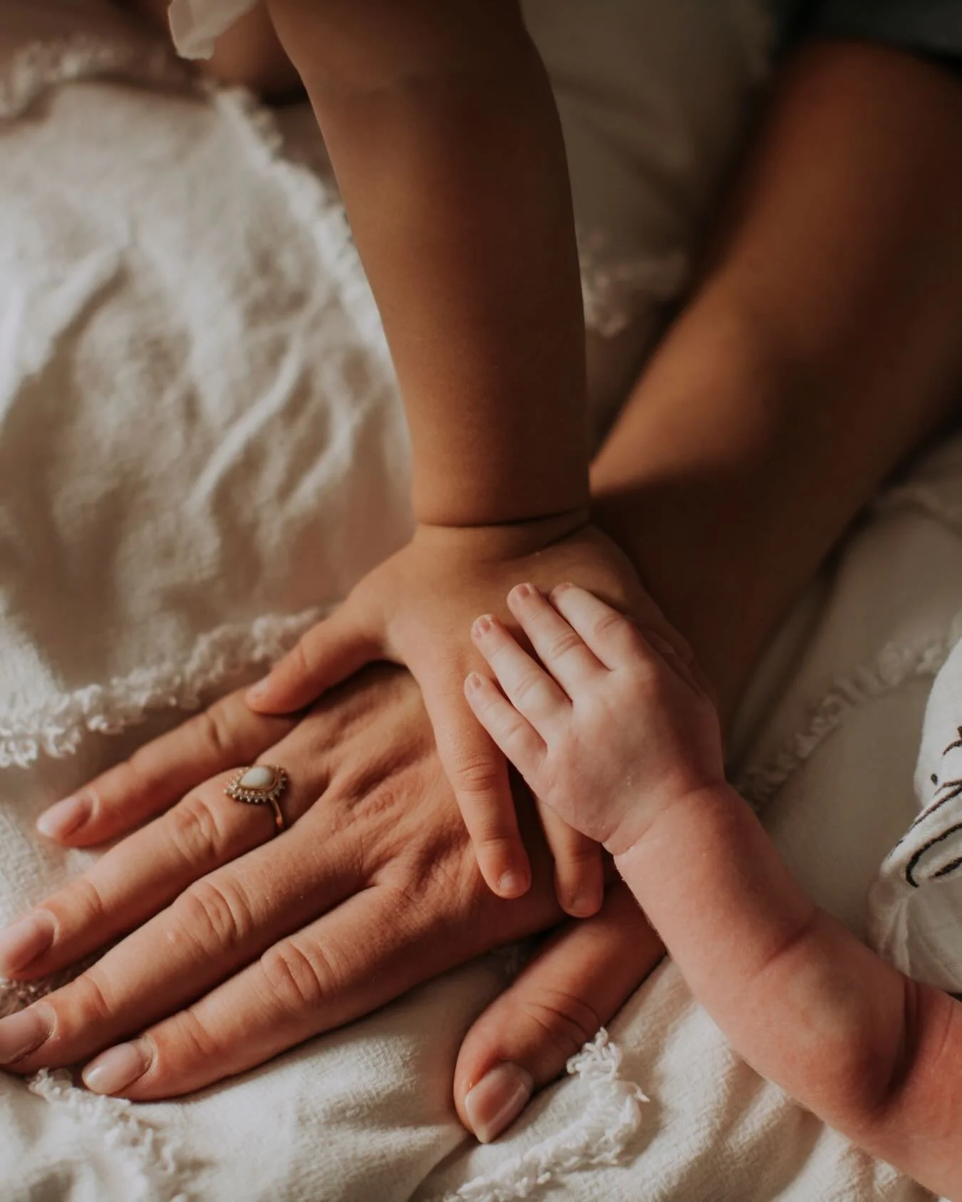This photo was taken in the thick of postpartum - when my world felt small, heavy, and tender.

And still, I knew what a privilege it was to be entrusted with this work.

To raise daughters who will know their worth before the world tries to define i