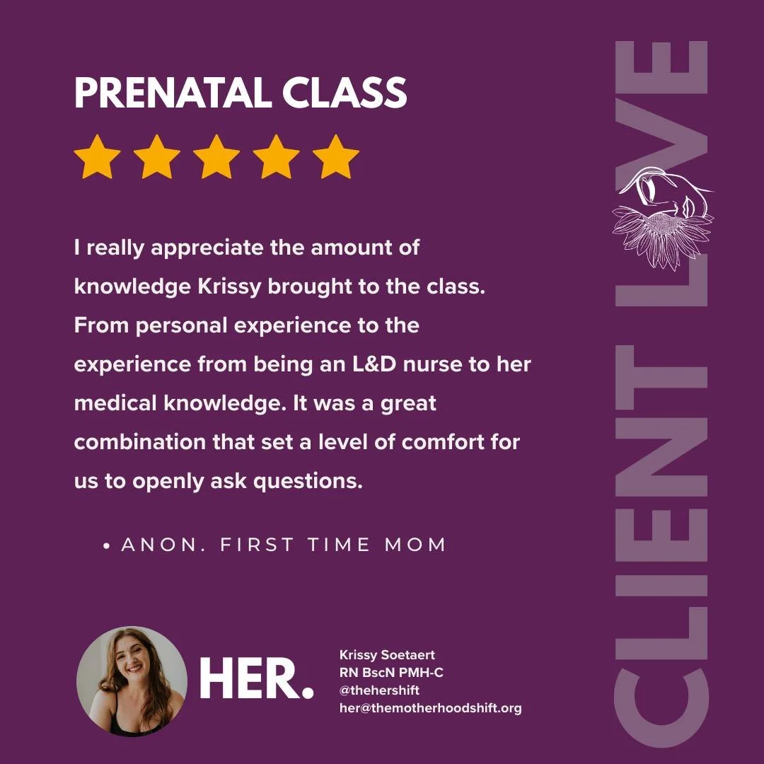 Expertise matters, especially when you&rsquo;re preparing for birth.

Our Prenatal Class blends lived experience with clinical knowledge, creating a space where questions are welcomed and parents feel genuinely supported. When education feels approac