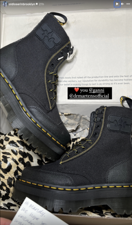 Mandy Lee for Dr. Martens X Ganni