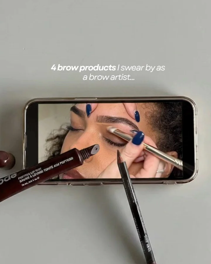 4 brow products I swear by as a brow artist&hellip;

These aren&rsquo;t just products I recommend ~ they&rsquo;re what I actually use on myself and trust in my kit.

Eyebrow Queen Brow Pencil
Glides on smoothly and mimics natural hair strokes ~ never