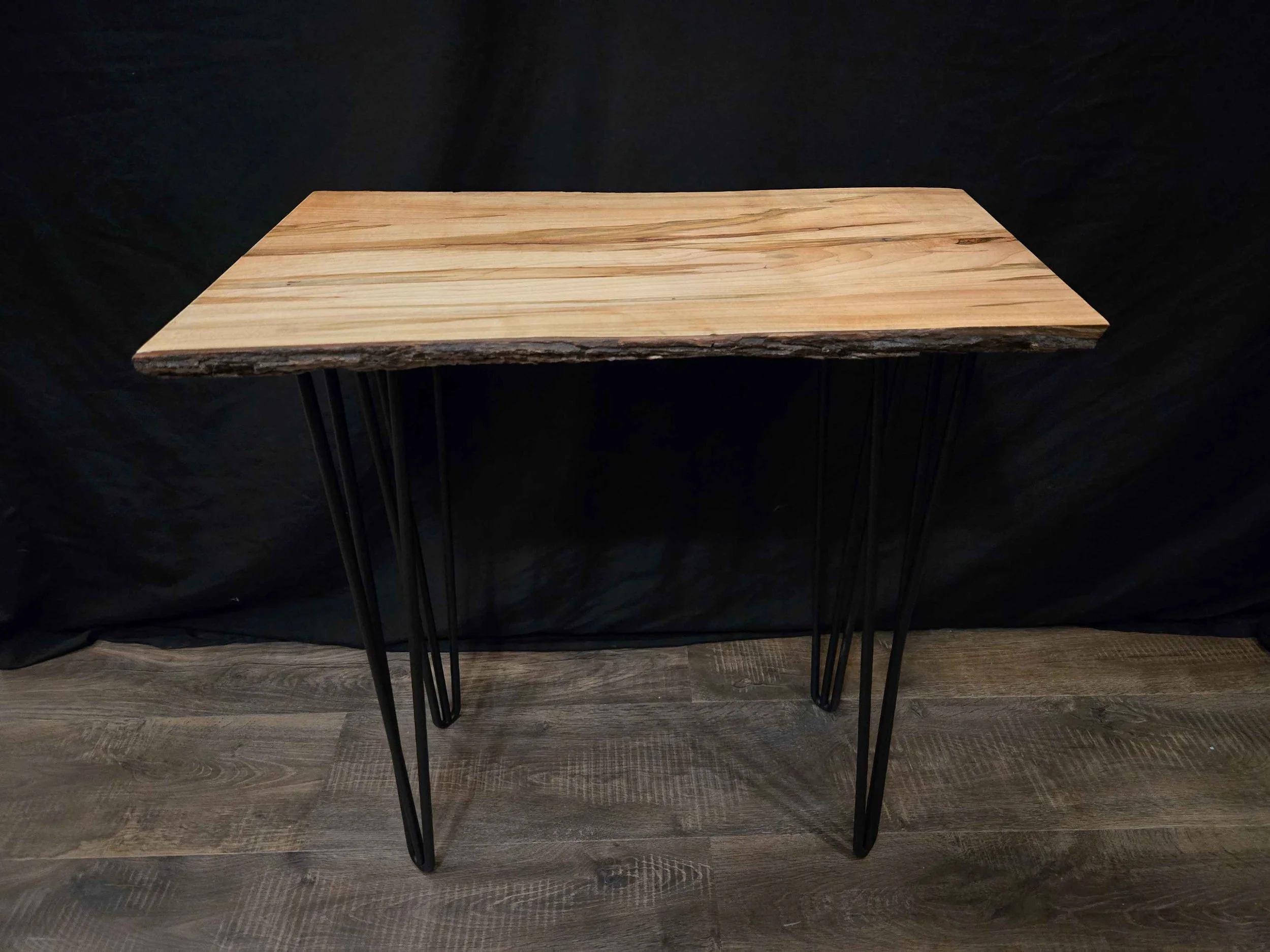 Spalted Maple Live Edge End Table 2