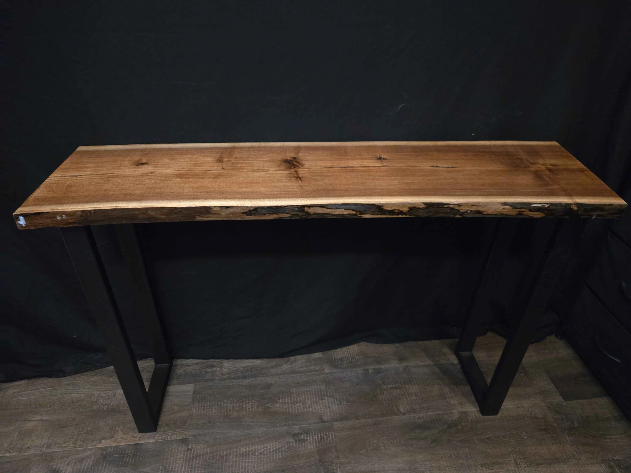 Black Walnut Live Edge Couch Table 1