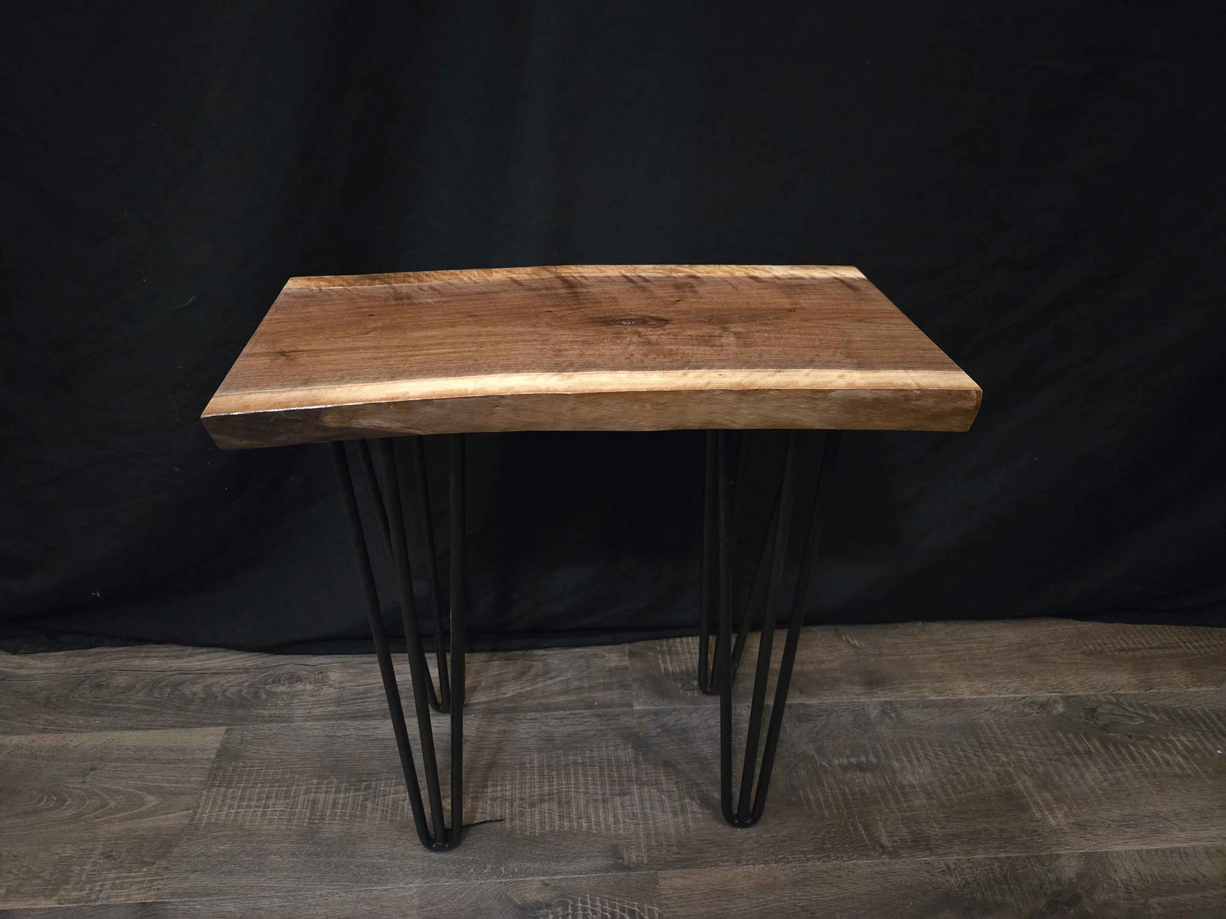 Black Walnut Live Edge End Table 2