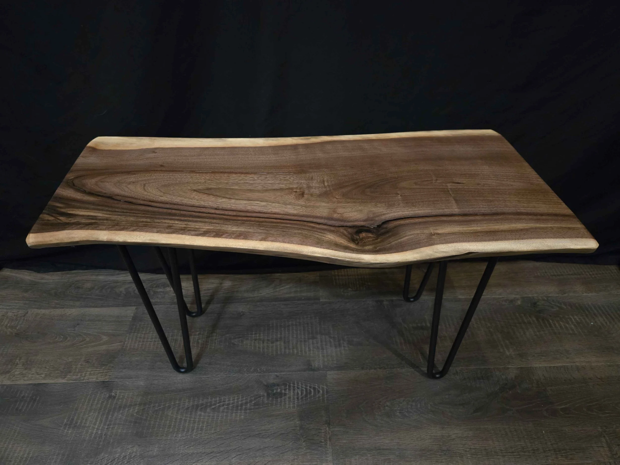 Black Walnut Live Edge End Table 1