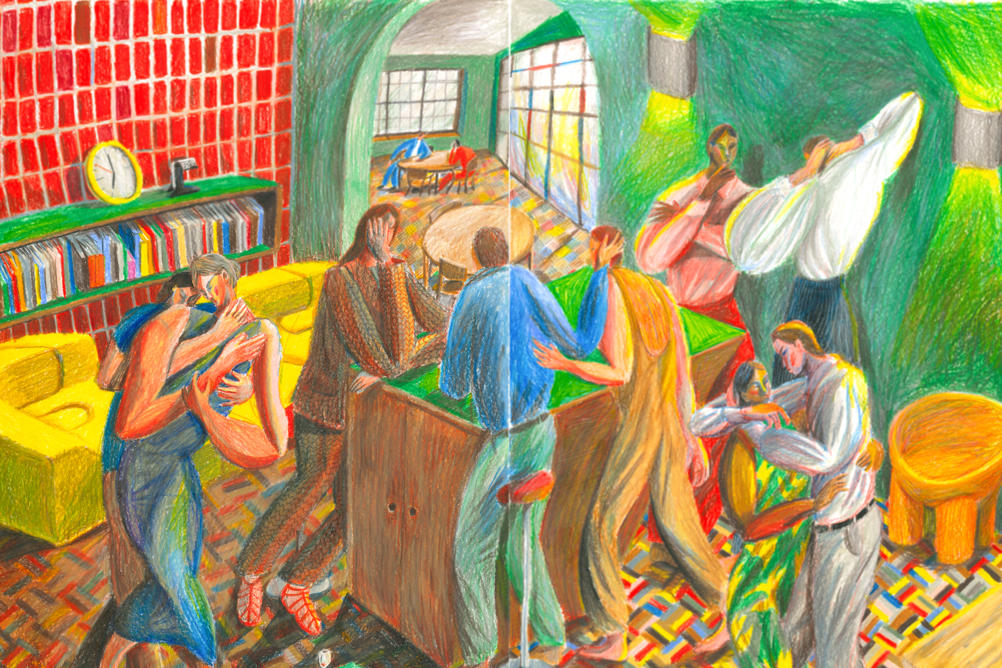 Pat Thomas: Drawing the fabric of memory