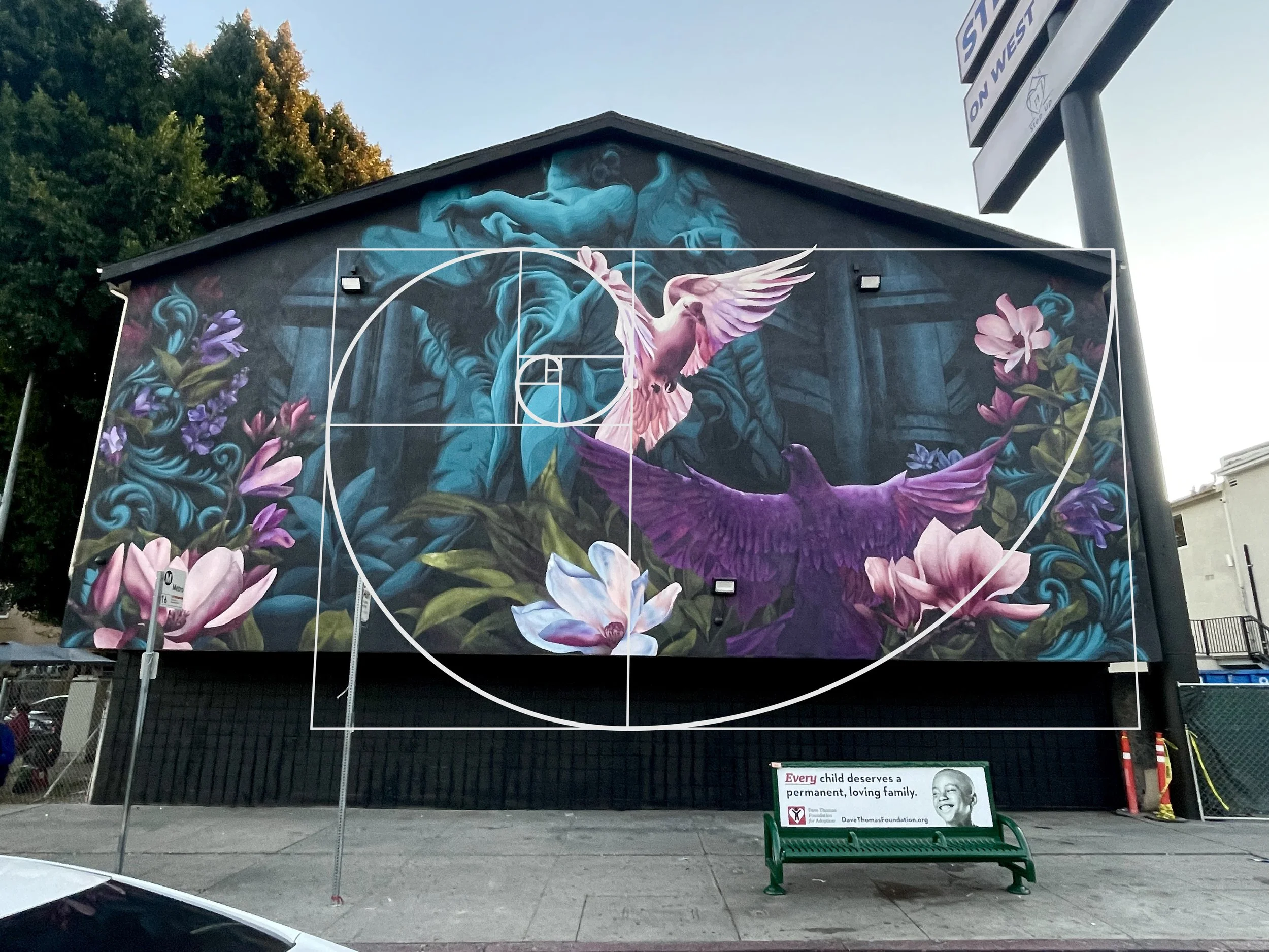 Transitions II mural by VAST Projects in Los Angeles, designed for Step Up Housing. The project demonstrates how public art can elevate affordable housing architecture.